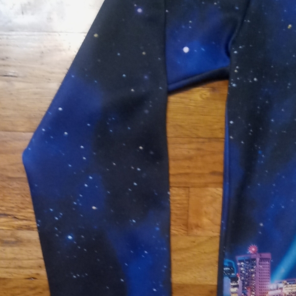 rare Seattle Mariners Baseball Night Cityscape Hoodie Seahawks Kraken - Picture 4 of 8